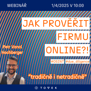 TOVEK webinář duben